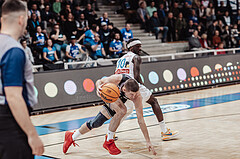 Basketball, Basketball Superliga 2023/24, Gunddurchgang 9. Runde, Oberwart Gunners, Flyers Wels, Gavrilo Tepic (4), Munis Tutu (10)