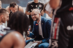 Basketball, Basketball Superliga 2023/24, Gunddurchgang 9. Runde, Oberwart Gunners, Flyers Wels, Sebastian Waser (Head Coach)