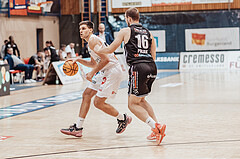 Basketball, Basketball Superliga 2023/24, Gunddurchgang 9. Runde, Oberwart Gunners, Flyers Wels, Simun Kovac (5), Renato Poljak (16)