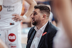 Basketball, Basketball Superliga 2023/24, Gunddurchgang 9. Runde, Oberwart Gunners, Flyers Wels, Horst Leitner (Head Coach)