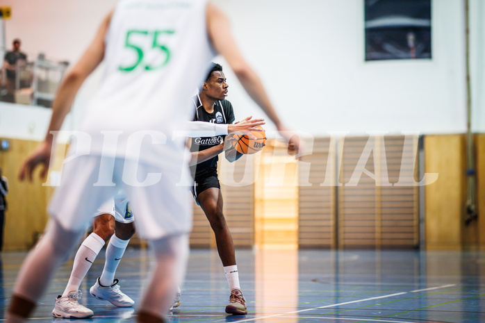 Basketball, Basketball Zweite Liga 2023/24, Grunddurchgang 8.Runde, Deutsch Wagram Alligators, Basket Flames, Nnadalu Noble (15)