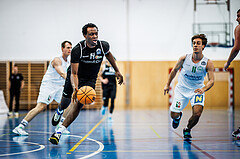 Basketball, Basketball Zweite Liga 2023/24, Grunddurchgang 8.Runde, Deutsch Wagram Alligators, Basket Flames, Kingsley Fobi (14)