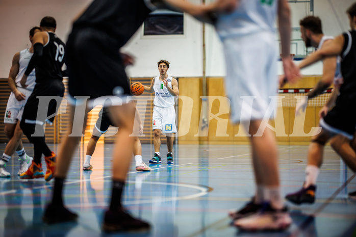 Basketball, Basketball Zweite Liga 2023/24, Grunddurchgang 8.Runde, Deutsch Wagram Alligators, Basket Flames, Simon Marek (11)
