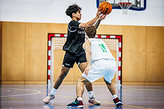 Basketball, Basketball Zweite Liga 2023/24, Grunddurchgang 8.Runde, Deutsch Wagram Alligators, Basket Flames, Dean-Leon Cantor (9)