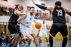 Basketball, Basketball Zweite Liga 2023/24, Grunddurchgang 8.Runde, Deutsch Wagram Alligators, Basket Flames, Drgon Matej (18)