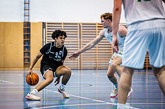 Basketball, Basketball Zweite Liga 2023/24, Grunddurchgang 8.Runde, Deutsch Wagram Alligators, Basket Flames, Dean-Leon Cantor (9)