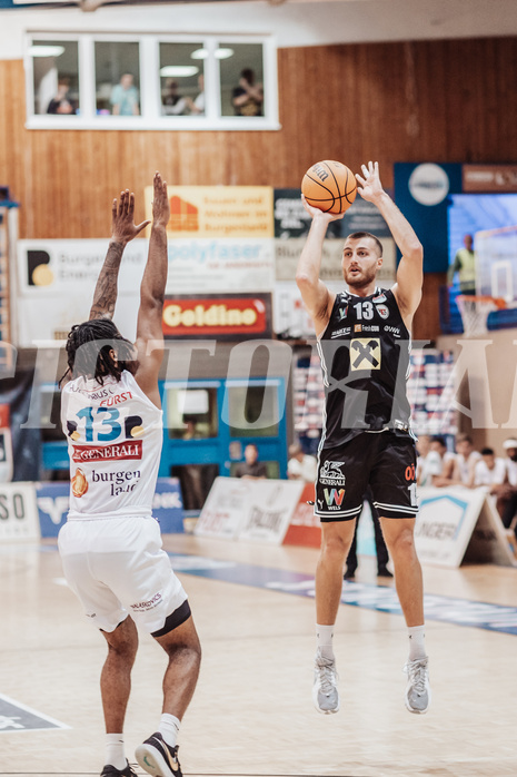 Basketball, Basketball Superliga 2023/24, Gunddurchgang 9. Runde, Oberwart Gunners, Flyers Wels, Kris Monroe (13), Radii Caisin (13)