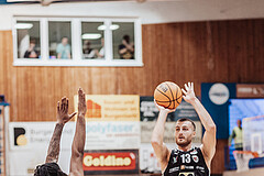Basketball, Basketball Superliga 2023/24, Gunddurchgang 9. Runde, Oberwart Gunners, Flyers Wels, Kris Monroe (13), Radii Caisin (13)