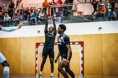 Basketball, Basketball Zweite Liga 2023/24, Grunddurchgang 8.Runde, Deutsch Wagram Alligators, Basket Flames, Kingsley Fobi (14)