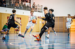 Basketball, Basketball Zweite Liga 2023/24, Grunddurchgang 8.Runde, Deutsch Wagram Alligators, Basket Flames, Luis Göd (2)
