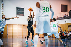 Basketball, Basketball Zweite Liga 2023/24, Grunddurchgang 8.Runde, Deutsch Wagram Alligators, Basket Flames, Yann Grandperret (3)