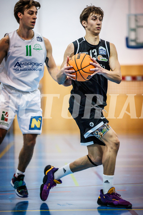 Basketball, Basketball Zweite Liga 2023/24, Grunddurchgang 8.Runde, Deutsch Wagram Alligators, Basket Flames, Patrick Fister (13)