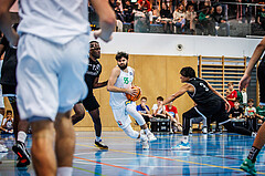 Basketball, Basketball Zweite Liga 2023/24, Grunddurchgang 8.Runde, Deutsch Wagram Alligators, Basket Flames, Josip Valentic (55)
