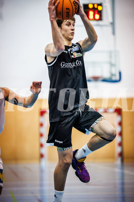 Basketball, Basketball Zweite Liga 2023/24, Grunddurchgang 8.Runde, Deutsch Wagram Alligators, Basket Flames, Patrick Fister (13)