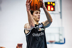 Basketball, Basketball Zweite Liga 2023/24, Grunddurchgang 8.Runde, Deutsch Wagram Alligators, Basket Flames, Patrick Fister (13)