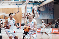 Basketball, Basketball Superliga 2023/24, Gunddurchgang 9. Runde, Oberwart Gunners, Flyers Wels, Sebastian Kaeferle (7)