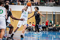 Basketball, Basketball Zweite Liga 2023/24, Grunddurchgang 8.Runde, Deutsch Wagram Alligators, Basket Flames, Stefan Strobel (15)