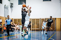 Basketball, Basketball Zweite Liga 2023/24, Grunddurchgang 8.Runde, Deutsch Wagram Alligators, Basket Flames, Kingsley Fobi (14)