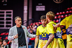 Basketball, Win2Day Superliga 2024/25, Grunddurchgang 2.Runde, BC Vienna, UBSC Graz, Ervin Dragsic (Head Coach), Elias Podany (10)