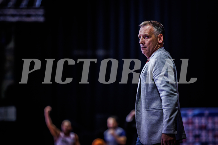 Basketball, Win2Day Superliga 2024/25, Grunddurchgang 2.Runde, BC Vienna, UBSC Graz, Ervin Dragsic (Head Coach)