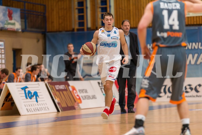 Basketball, ABL 2017/18, Grunddurchgang 17.Runde, Oberwart Gunners, Klosterneuburg Dukes, Jakob Szkutta (4)