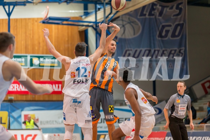 Basketball, ABL 2017/18, Grunddurchgang 17.Runde, Oberwart Gunners, Klosterneuburg Dukes, Fabricio David Vay (11)