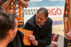 Basketball, ABL 2017/18, Grunddurchgang 17.Runde, Oberwart Gunners, Klosterneuburg Dukes, Ante Perica (Coach)