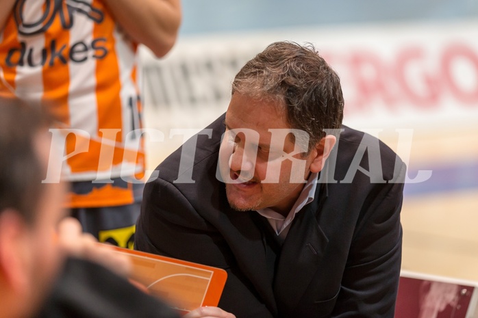 Basketball, ABL 2017/18, Grunddurchgang 17.Runde, Oberwart Gunners, Klosterneuburg Dukes, Ante Perica (Coach)