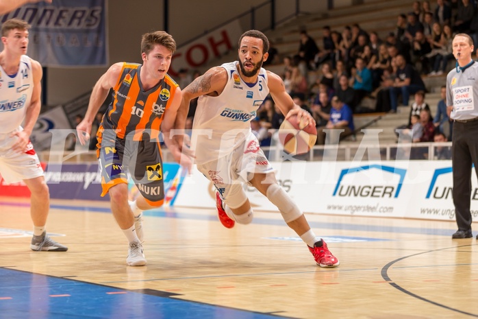 Basketball, ABL 2017/18, Grunddurchgang 17.Runde, Oberwart Gunners, Klosterneuburg Dukes, Louis Dabney Jr. (5)