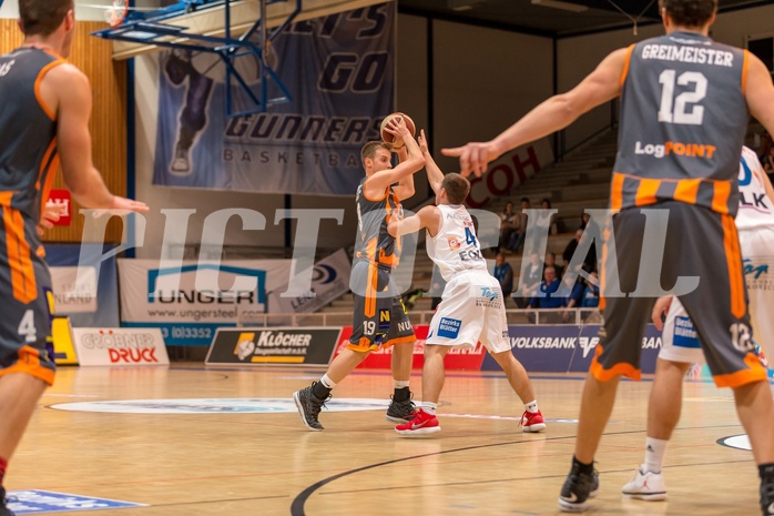 Basketball, ABL 2017/18, Grunddurchgang 17.Runde, Oberwart Gunners, Klosterneuburg Dukes, Jurica Blazevic (19)