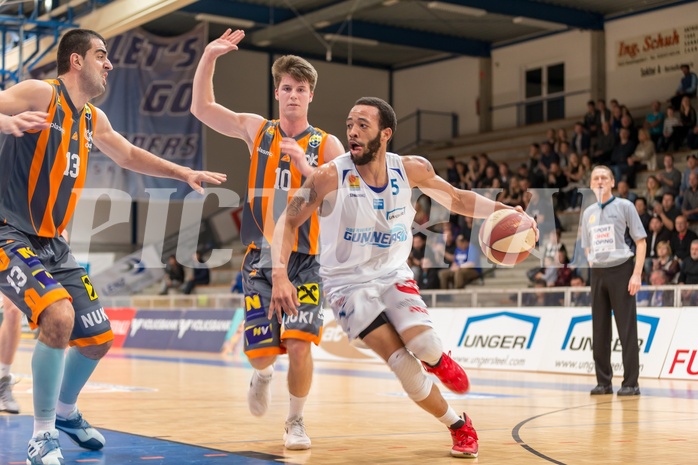 Basketball, ABL 2017/18, Grunddurchgang 17.Runde, Oberwart Gunners, Klosterneuburg Dukes, Louis Dabney Jr. (5)