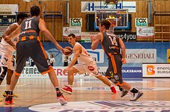 Basketball, ABL 2017/18, Grunddurchgang 17.Runde, Oberwart Gunners, Klosterneuburg Dukes, Jakob Szkutta (4)