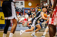 Basketball, win2day Basketball Superliga 2024/25, Platzierungsrunde 9. Runde, Traiskirchen Lions, Gmunden Swans, Vuk Zivanovic (4)