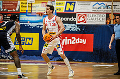 Basketball, win2day Basketball Superliga 2024/25, Platzierungsrunde 9. Runde, Traiskirchen Lions, Gmunden Swans, Benedikt Güttl (7)
