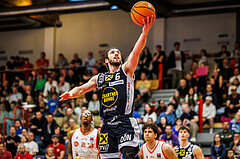 Basketball, win2day Basketball Superliga 2024/25, Platzierungsrunde 9. Runde, Traiskirchen Lions, Gmunden Swans, Daniel Friedrich (6)
