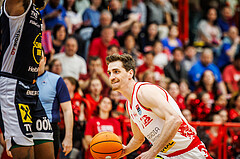 Basketball, win2day Basketball Superliga 2024/25, Platzierungsrunde 9. Runde, Traiskirchen Lions, Gmunden Swans, Benedikt Güttl (7)