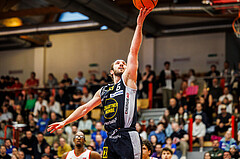 Basketball, win2day Basketball Superliga 2024/25, Platzierungsrunde 9. Runde, Traiskirchen Lions, Gmunden Swans, Daniel Friedrich (6)