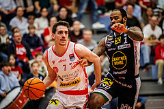 Basketball, win2day Basketball Superliga 2024/25, Platzierungsrunde 9. Runde, Traiskirchen Lions, Gmunden Swans, Benedikt Güttl (7)