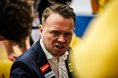 Basketball, win2day Basketball Superliga 2024/25, Platzierungsrunde 9. Runde, Traiskirchen Lions, Gmunden Swans, Thomas Crab (Head Coach)