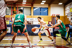 Basketball, win2day Basketball Superliga 2022/23, 1. Qualifikationsrunde, Traiskirchen Lions, Kapfenberg Bulls, Jonas Winkler (17)