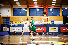 Basketball, win2day Basketball Superliga 2022/23, 1. Qualifikationsrunde, Traiskirchen Lions, Kapfenberg Bulls, Brad Greene (15)