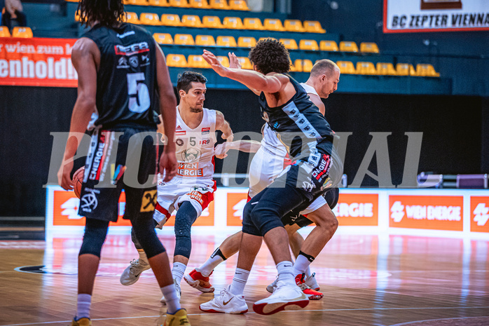Basketball, Win2Day Superliga 2022/23, 1. Platzierungsrunde, BC Vienna, Flyers Wels, Bogic Vujosevic (5)