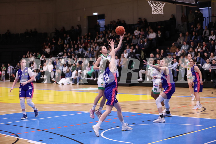 25.02.2023, Graz, Raiffeisen Sportpark, Basketball Damen Superliga 2022/23, Grunddurchgang 14.Runde, UBI Holding Graz - Vienna Timberwolves,  