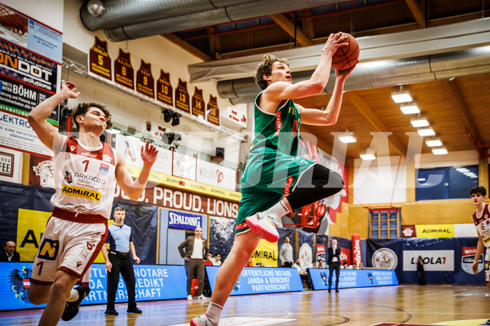 Basketball, win2day Basketball Superliga 2022/23, 1. Qualifikationsrunde, Traiskirchen Lions, Kapfenberg Bulls, Miro Zapf (7)