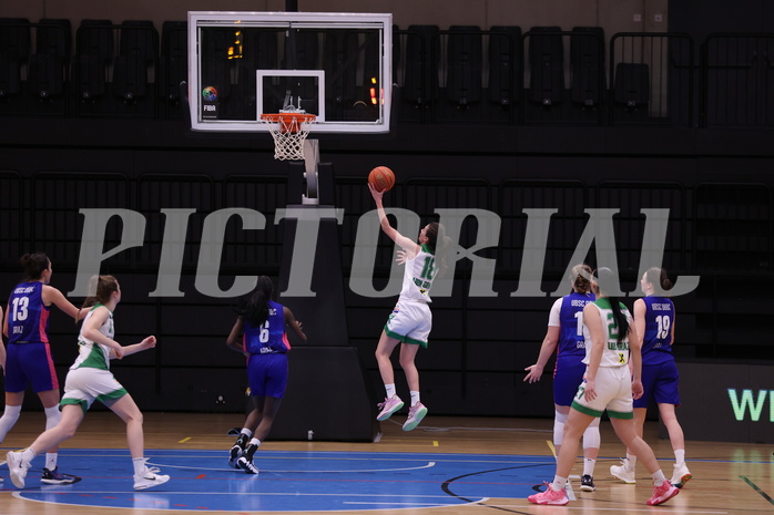 25.02.2023, Graz, Raiffeisen Sportpark, Basketball Damen Superliga 2022/23, Grunddurchgang 14.Runde, UBI Holding Graz - Vienna Timberwolves,  