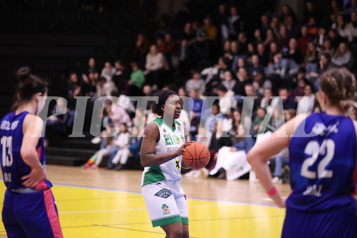 25.02.2023, Graz, Raiffeisen Sportpark, Basketball Damen Superliga 2022/23, Grunddurchgang 14.Runde, UBI Holding Graz - Vienna Timberwolves,  