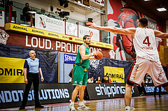 Basketball, win2day Basketball Superliga 2022/23, 1. Qualifikationsrunde, Traiskirchen Lions, Kapfenberg Bulls, Brad Greene (15)