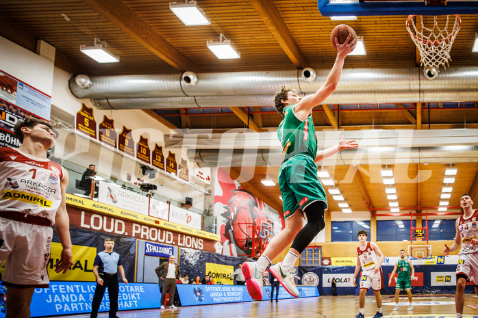 Basketball, win2day Basketball Superliga 2022/23, 1. Qualifikationsrunde, Traiskirchen Lions, Kapfenberg Bulls, Miro Zapf (7)