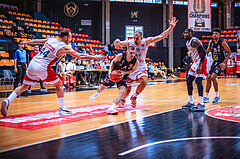 Basketball, Win2Day Superliga 2022/23, 1. Platzierungsrunde, BC Vienna, Flyers Wels, Gavrilo Tepic (4)
