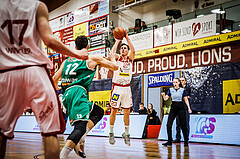 Basketball, win2day Basketball Superliga 2022/23, 1. Qualifikationsrunde, Traiskirchen Lions, Kapfenberg Bulls, Emilio Banic (23)